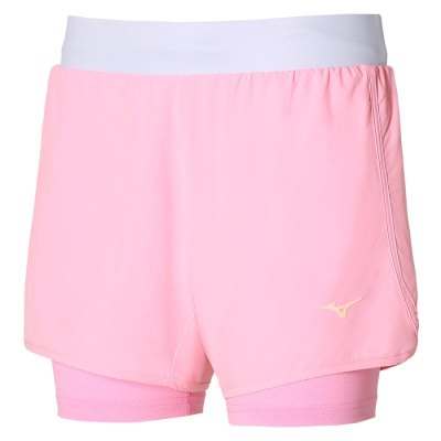 Pantalones Cortos Mizuno ER 4.5 2IN1 Mujer Rosas - Chile M357DWEJMQ